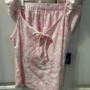 Womens Roller Rabbit x  target Pink floral Pj's